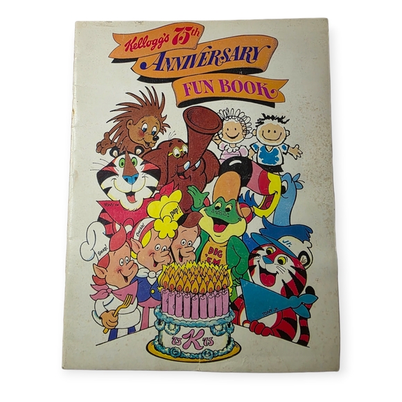 Kellogg'S Other - 1980 Kellogg's 75th Anniversary Fun Book for Kids